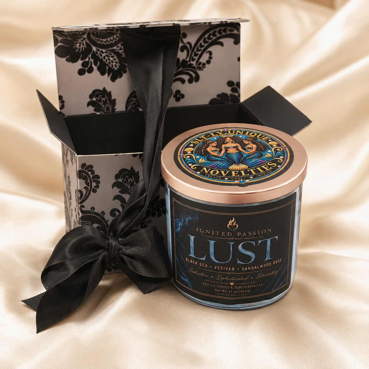 Lust 17 oz Three-Wick Soy Candle