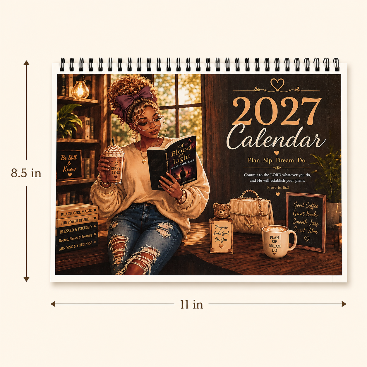 Sippy Lou 2027 Faith-Based Inspirational Calendar