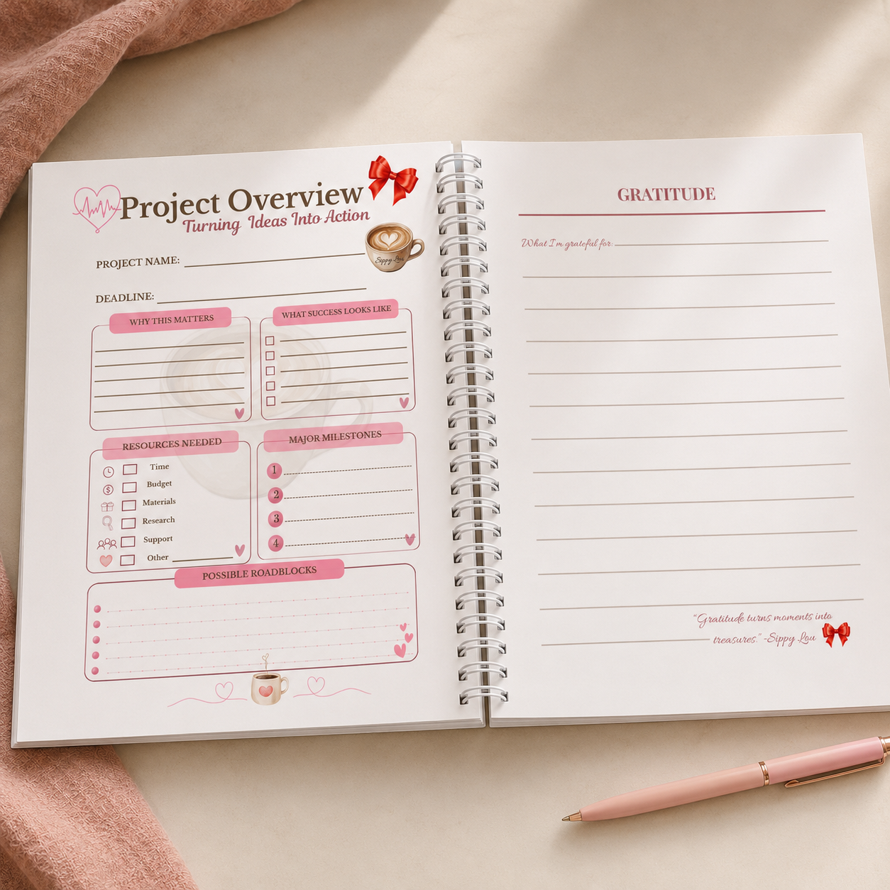 Grounded & Growing 2027 Faith-Based Planner