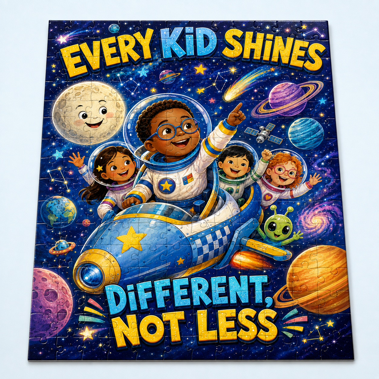Every Kid Shines 100-piece awareness puzzle
